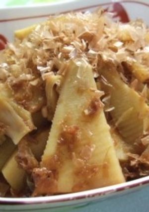 電子レンジで「タケノコのおかか煮」-レシピのメイン写真