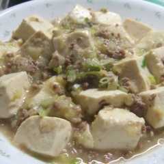 A picture of しょうが風味のマーボー豆腐.