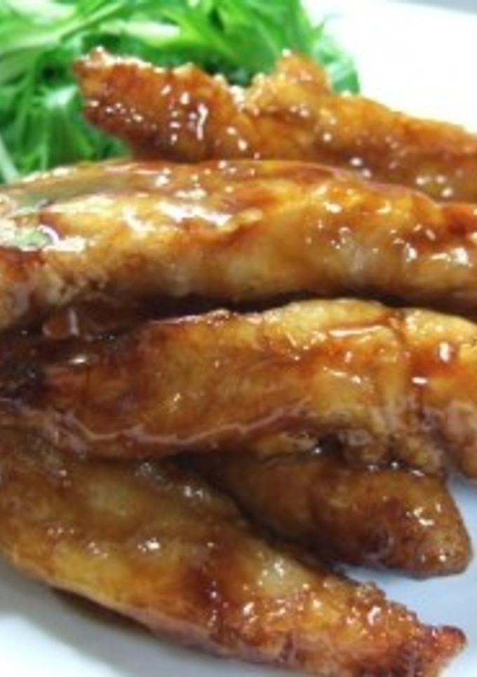 【ササミのから揚げ】ぽん酢甘みソース-レシピのメイン写真