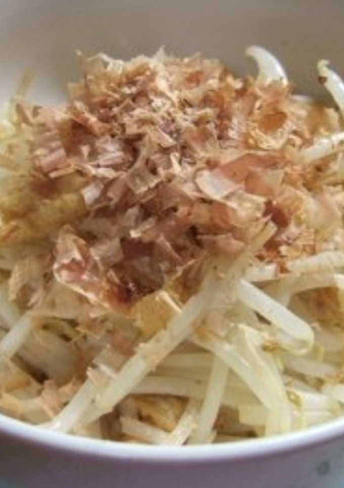 5分で【もやしと油揚げのお浸し】-レシピのメイン写真