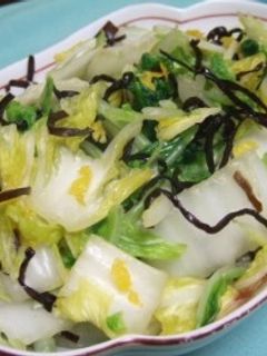 白菜の浅漬け柚子風味-レシピのメイン写真