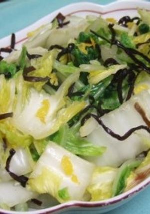 白菜の浅漬け柚子風味-レシピのメイン写真