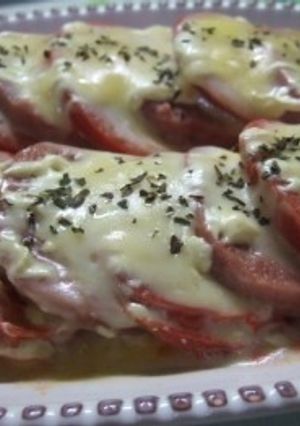 スパムとトマトのマヨチーズ味-レシピのメイン写真