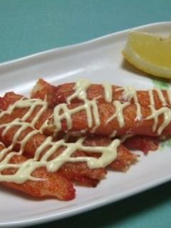 「カニカマバター焼き」おつまみにどうぞ!-レシピのメイン写真