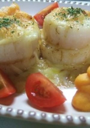ホタテチーズと長いものバターソテー-レシピのメイン写真