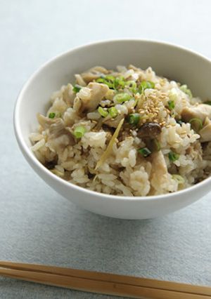 鶏ときのこの炊き込みご飯-レシピのメイン写真