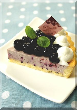 * ブルーベリーのチーズケーキタルト♪-レシピのメイン写真