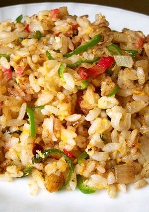 鯨のベーコン入りチャーハン-レシピのメイン写真