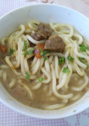 こくうまカレーうどん 残りカレーで-レシピのメイン写真