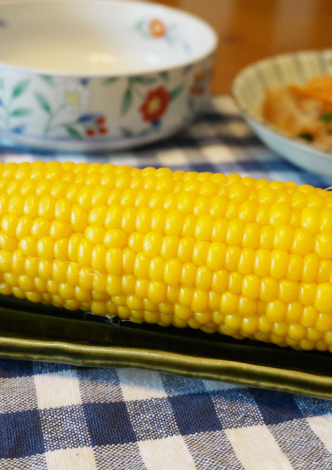 レンジで簡単☆とうもろこしの茹で方-レシピのメイン写真