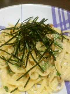 簡単!梅オクラの冷製パスタ-レシピのメイン写真