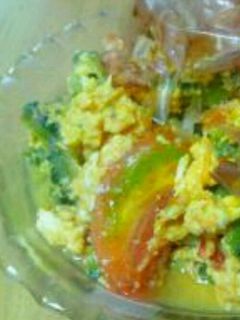 夏野菜と卵の炒めもの-レシピのメイン写真