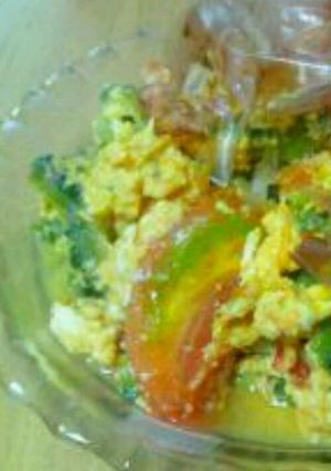 夏野菜と卵の炒めもの-レシピのメイン写真