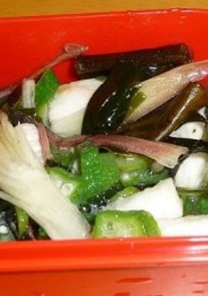 夏バテにも効くネバネバおかず！-レシピのメイン写真