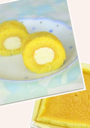 卵1個で☆共立て✿シートスポンジケーキ-レシピのメイン写真