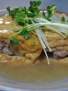 厚揚げの挽き肉挟み煮-レシピのメイン写真