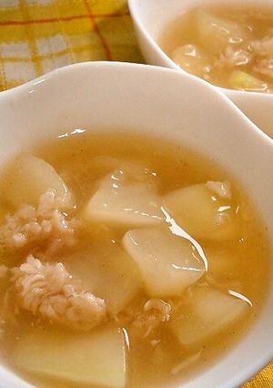 夕顔（冬瓜）とホタテ缶のとろみ煮-レシピのメイン写真