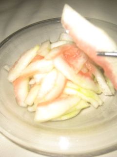 簡単スイカの皮の漬物-レシピのメイン写真