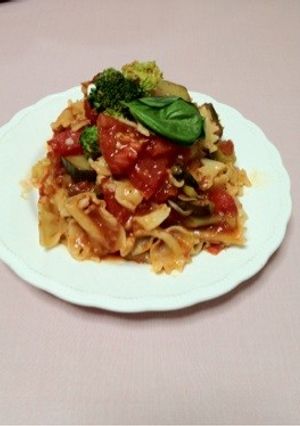 夏野菜たっぷり！ルクエでラタトゥイユ♪-レシピのメイン写真
