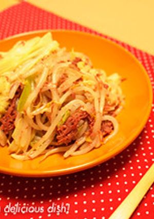 簡単♪コンビーフともやしキャベツ炒め-レシピのメイン写真