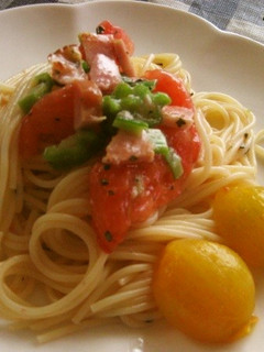 オクラde冷製パスタ-レシピのメイン写真