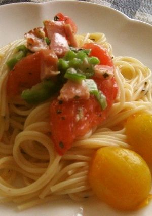 オクラde冷製パスタ-レシピのメイン写真