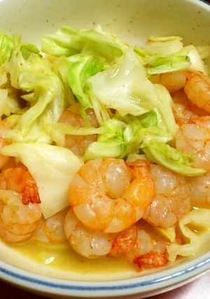 海老とキャベツのナンプラー炒め-レシピのメイン写真