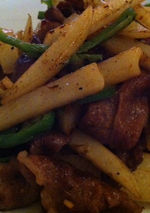 牛肉とじゃがいもの炒め物-レシピのメイン写真