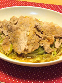 簡単♪豚こま肉とキャベツのレンジ蒸し-レシピのメイン写真
