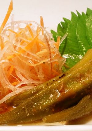 旬です♪オクラの漬物♪-レシピのメイン写真