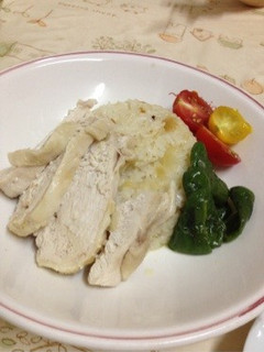 圧力鍋でシンガポールチキンライス-レシピのメイン写真