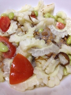 白いゴーヤーの納豆もずく和え-レシピのメイン写真