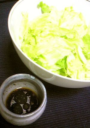 市販のポン酢醤油でドレッシング-レシピのメイン写真
