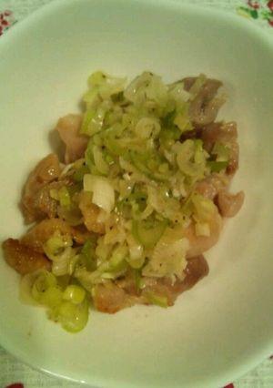 鶏肉ネギソースのせ♪-レシピのメイン写真