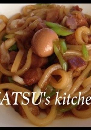 ✾角煮で焼うどん✾-レシピのメイン写真