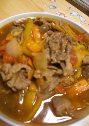 【おかず】スタミナ満点！　牛トマ☆焼肉風-レシピのメイン写真