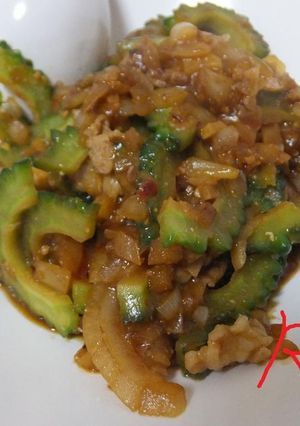 麻婆ゴーヤ-レシピのメイン写真