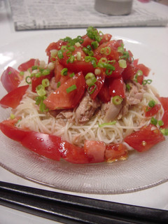 トマトとツナの冷やそうめん-レシピのメイン写真