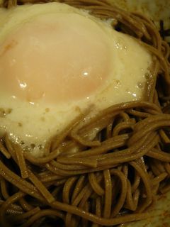 山かけ温玉蕎麦☆簡単ランチに-レシピのメイン写真