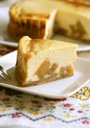 カラメル林檎のヘルシーチーズケーキ-レシピのメイン写真