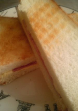かなるンちの朝のハムトースト-レシピのメイン写真