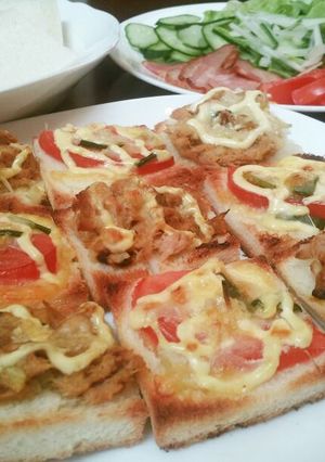 食パンで作る、２つの味のブルスケッタ-レシピのメイン写真