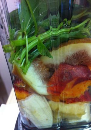 Vitamixでグリーンスムージーその9-レシピのメイン写真