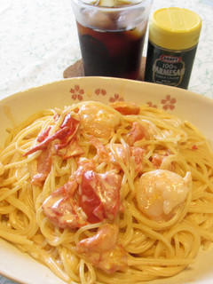 海老とフレッシュトマトのクリームパスタ-レシピのメイン写真