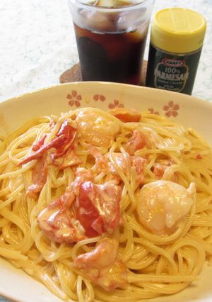 海老とフレッシュトマトのクリームパスタ-レシピのメイン写真