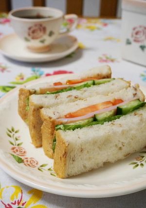 行楽＊お弁当に＊野菜サンド-レシピのメイン写真
