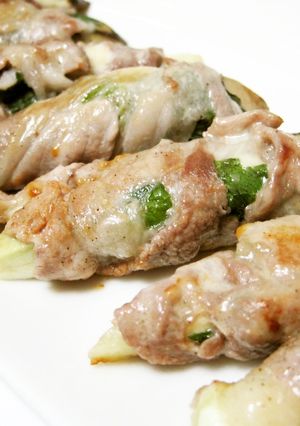 なすの豚肉チーズ巻-レシピのメイン写真