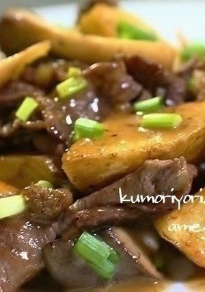 牛肉とポテトのわさびクリーム。-レシピのメイン写真