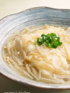豆腐のえのきあんかけ-レシピのメイン写真