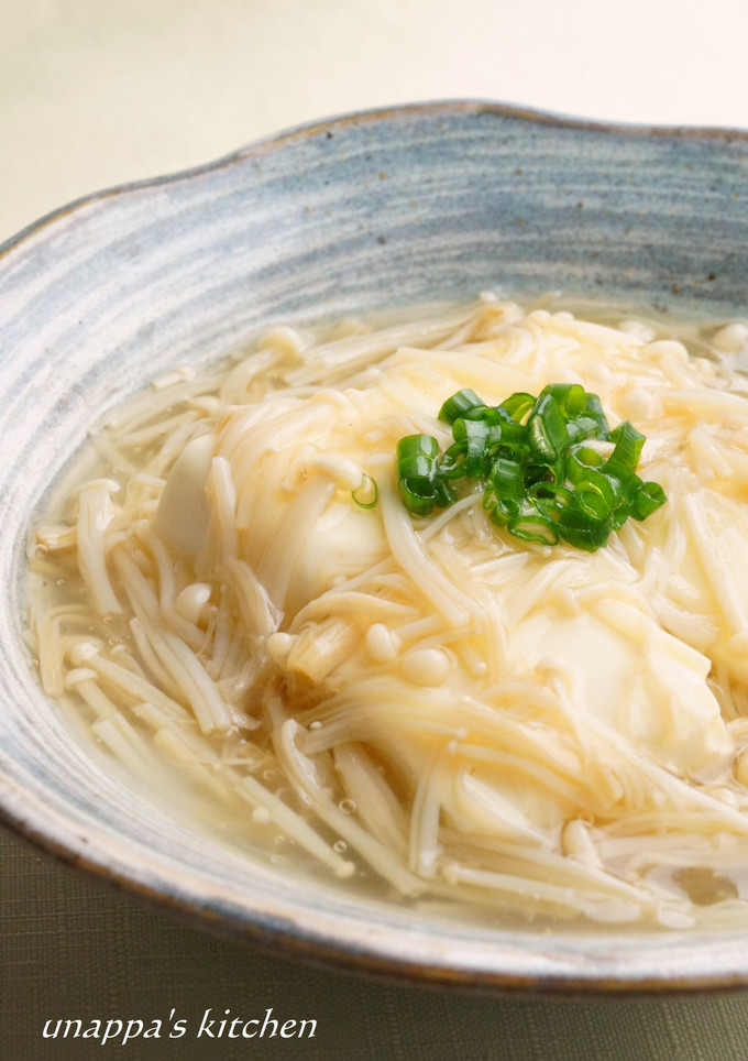 豆腐のえのきあんかけ-レシピのメイン写真